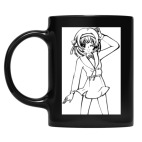 Кружка цветная UV-DTF