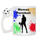 Кружка с футбольным мячиком