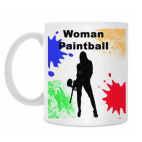 Woman Paintball