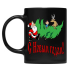 Кружка цветная UV-DTF