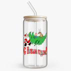 Банка с бамбуковой крышкой