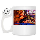 Кружка с футбольным мячиком