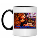 Кружка двухцветная