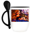 Кружка с ложкой