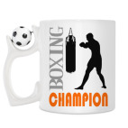 Кружка с футбольным мячиком