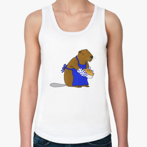 Женская майка с принтом Кастор