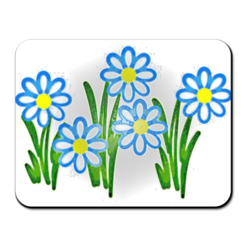 Коврик для мыши с принтом Ромашки