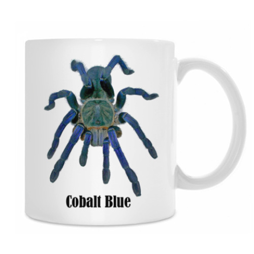 Кружка с принтом Cobalt Blue