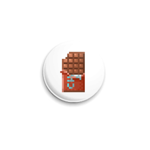 Значок 25мм Шоколадка