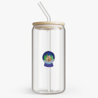 Банка с бамбуковой крышкой