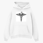 Толстовка худи оверсайз