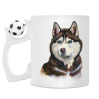 Кружка с футбольным мячиком