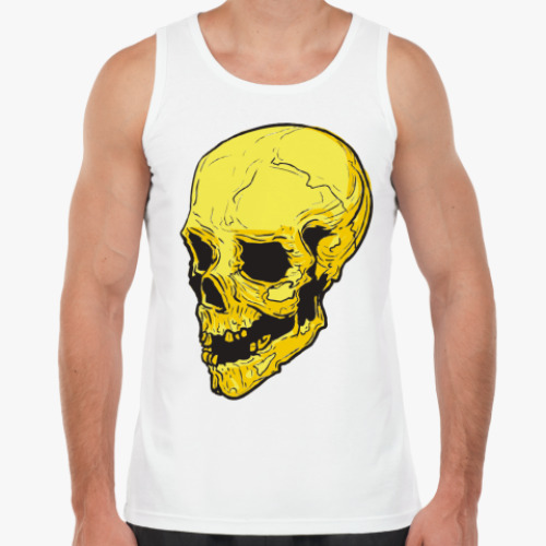 Майка с принтом Череп