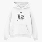 Толстовка худи оверсайз