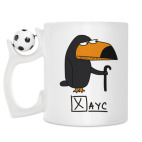 Кружка с футбольным мячиком