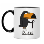 Кружка двухцветная