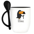 Кружка с ложкой