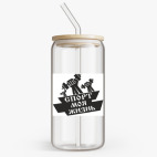 Банка с бамбуковой крышкой