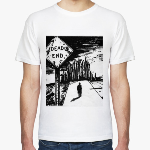 Футболка с принтом dead end