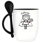 Кружка с ложкой