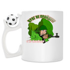 Кружка с футбольным мячиком