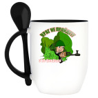 Кружка с ложкой