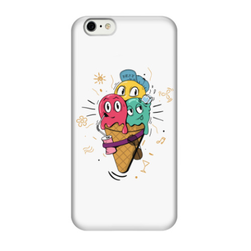 Чехол для iPhone 6/6s Смешные шарики мороженного