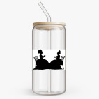 Банка с бамбуковой крышкой