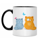 Кружка двухцветная