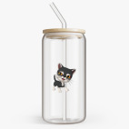 Банка с бамбуковой крышкой