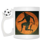Кружка с футбольным мячиком