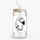 Банка с бамбуковой крышкой