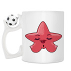 Кружка с футбольным мячиком