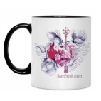 Кружка двухцветная