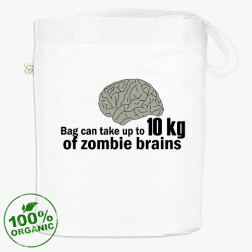 Сумка шоппер с принтом Зомби.how to kill a zombie