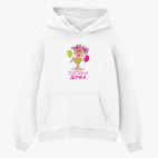 Толстовка худи оверсайз