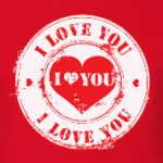 Печать I Love You