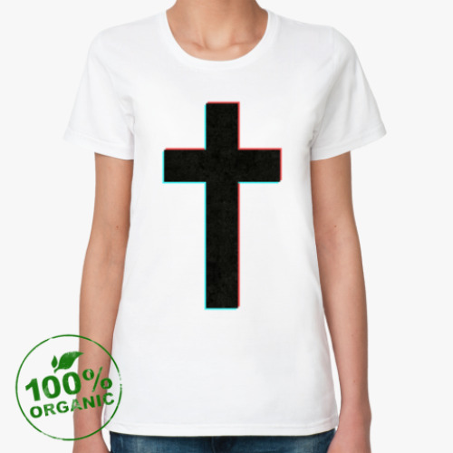 Женская футболка из органик-хлопка CROSS