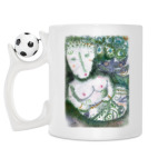 Кружка с футбольным мячиком