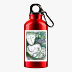 Металлическая бутылка 400 мл UV-DTF