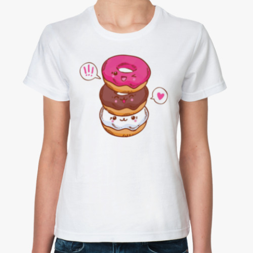 Классическая футболка Happy Donuts