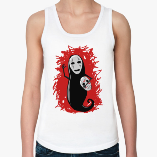 Женская майка с принтом безликий