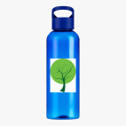 Прозрачная спортивная бутылка