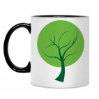 Кружка двухцветная