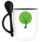 Кружка с ложкой