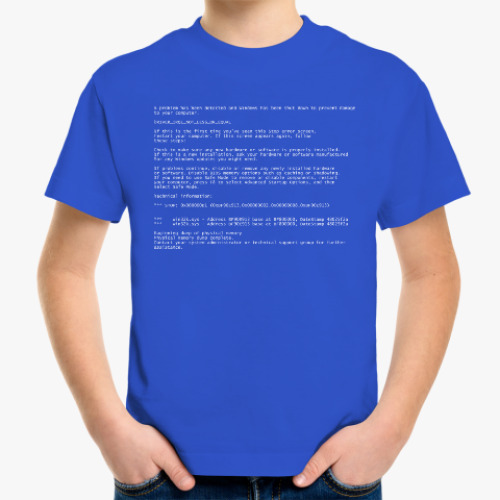 Детская футболка BSoD