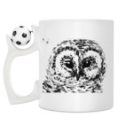 Кружка с футбольным мячиком