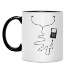 Кружка двухцветная