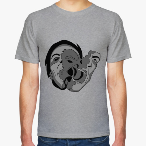 Футболка с принтом «Нечто» и мутация лица