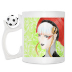 Кружка с футбольным мячиком